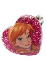 DISNEY Kinder Ring Anna Frozen Rosa Glitzer verstellbar Farbenfroh