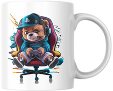 Cooler Gamer Teddybär mit