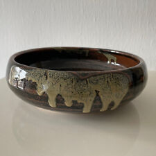 60-er: FAT LAVA Keramik  Schüssel  d=23,5cm  Richard Bampi ? KANDERN?