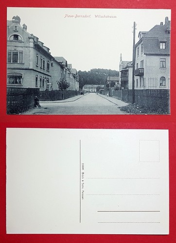 Plaue bernsdorf bei flöha - ak,