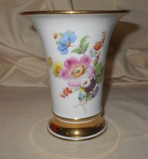 Antique Meissen Floral Trumpet