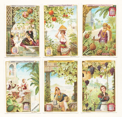 Liebig sammelbilder früchte - liebig,