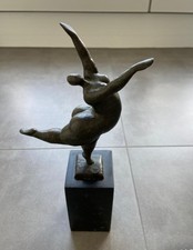 Bronzefigur Dicke Ballerina