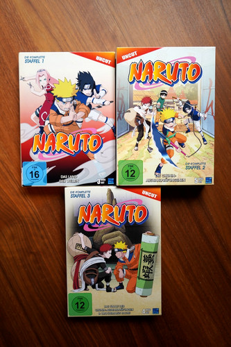 Naruto dvd komplette - naruto,