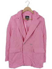 ZARA Tweedblazer Damen Blazer Gr. DE 36 pink Business-Look