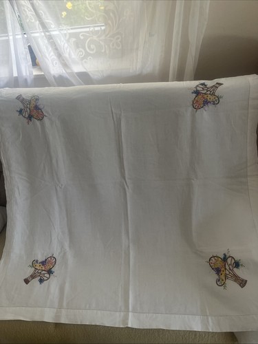 Altes leinen tischdecke - leinen,