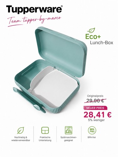 Tupperware eco lunchbox - tupperware, eco+