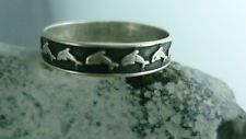 Ring Motivring Delfin Delphin 925er Sterling