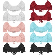 Damen Crop Top Club Oberteil