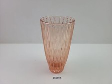 Vase Rosalin Pressglas massiv 24,6cm 70er Jahre Dekoration Einrichtung #255493