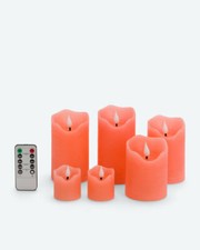 LED Kerzen Echtwachskerzen 6er