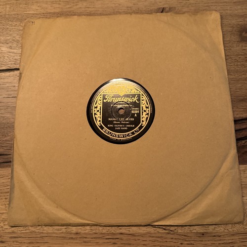 Schellack platte king - platte:, olivers