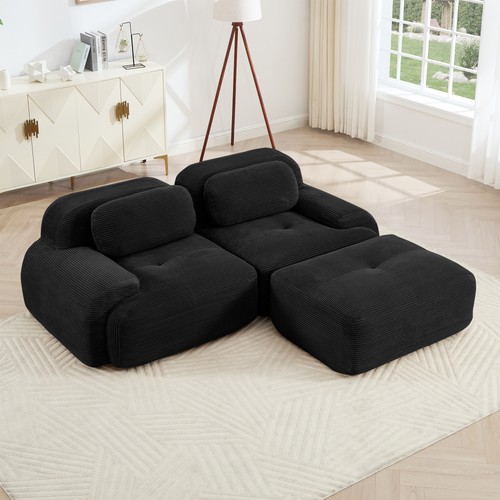 Shaped sofa in - 82'',