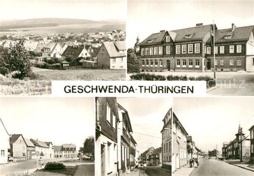 Geschwenda panorama schule - geschwenda,