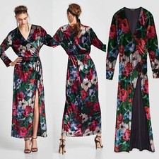 ZARA Kimono Kleid Wickelkleid