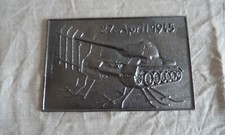 DDR - Andenkentafel -  35.Jahrestag der Befreiung Zuchthaus Brandenburg- Görden