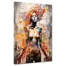 Frau frontal Pop Art