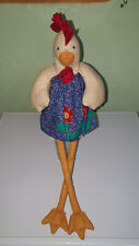 Schlenkerhuhn aus Stoff - Ostern - witzig - Huhn - bunt -