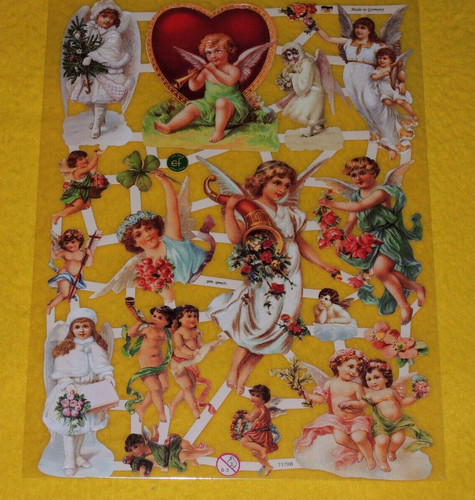 Poesiebilder oblaten engel - 1x,
