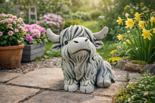 Gartenfigur highland kuh - highland,