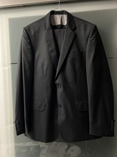 LAVARD Herren Anzug Herrenanzug Sakko Hose Business  Hochzeit 182/104/90 Schwarz