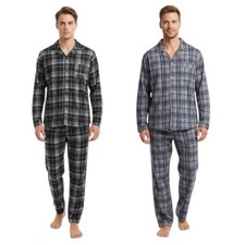 Herren Pyjama Baumwolle