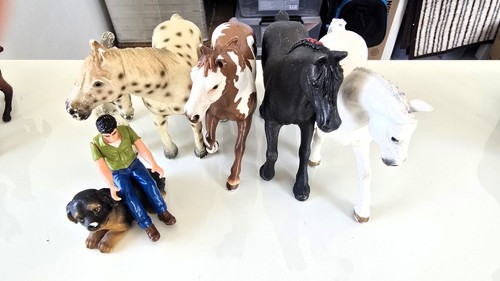 Schleich große sammlung rasse - sammlung,