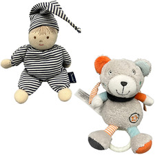 Sterntaler Puppe gestreift