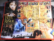 Poster Der Herr der Ringe mit Aufklebern aus Duplo und Hanuta *guter Zustand*