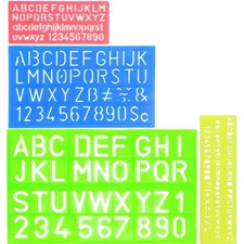 Buchstabenschablonen set für - buchstabenschablonen,