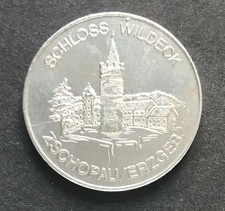 Medaille Zschopau Erzgebirge Schloss Wildeck Münzwerkstatt  - ca. 30 mm, 10 g
