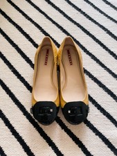 ✨PRADA Ballerinas – Größe 36 – Champagne/Nero ✨