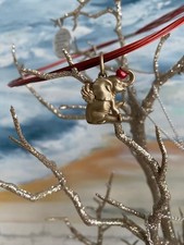 Anhänger Schmuck Pierre Lang mega schöner Elefant gold + rotes Herz