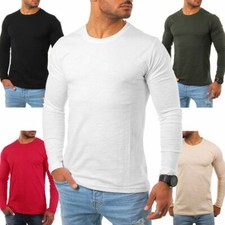 Young & Rich Herren Longsleeve langarm Shirt Rundhals slim fit körperbetont 2237