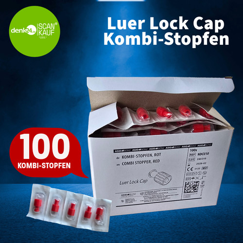 Luer lock farbe rot 100x - luer-lock,