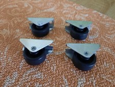 (1934) 4 Stück   Kastenrolle Möbelrolle  Bettkastenrolle Rollen