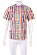 LACOSTE LIVE checked shortsleeve shirt 41 multicolor