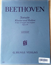Beethoven-Sonate F-Dur-Urtext-Klavier u. Violine-Op.24-S. Brandenburg - Nr. 8969