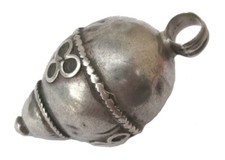 Tropfen Kugel Silber verziert