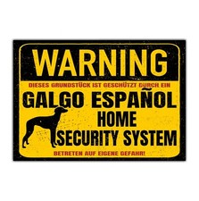 Galgo espanol schild - espanol,