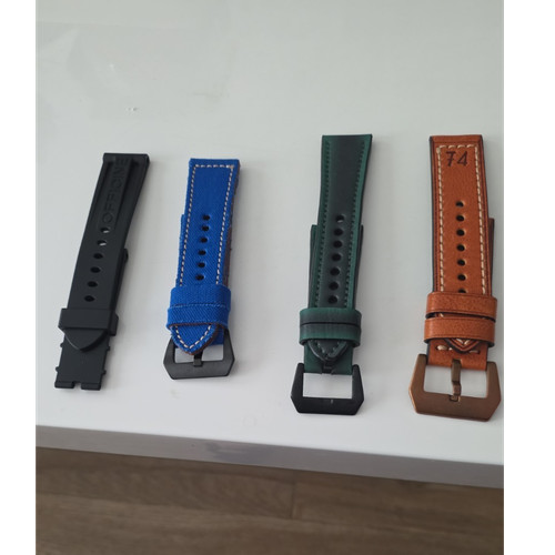 Panerai armband set gummi - panerai, 4x