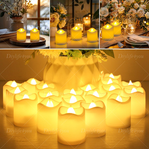 24x led teelichter flameless - led,