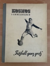 Sammelalbum"Fußball ganz groß" 1950/51 KOSMOS-Sammelbilder +1 Autogramm Vollst.!