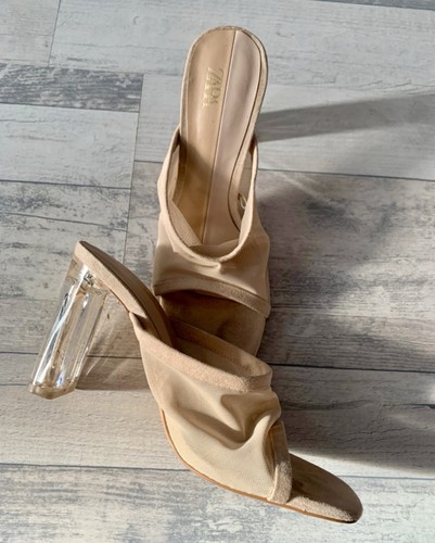 Zara pumps high heels beige - zara,