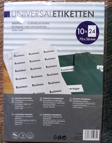 240 universal etiketten - 240, universal-etiketten