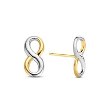 Damen Ohrstecker Infinity echt