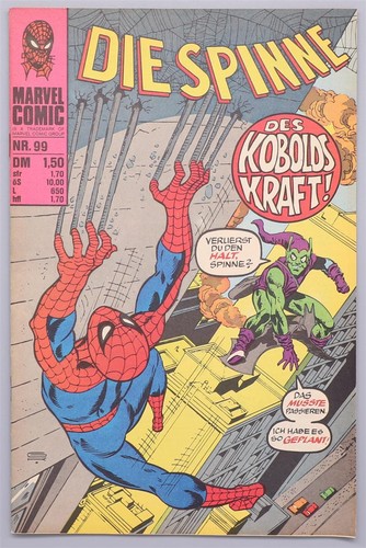 Die spinne spider man 99 - spinne, nr.