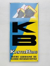 Emailschild Kanter Brau Bier