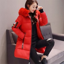 Damen Winter Warm Kapuze Parka
