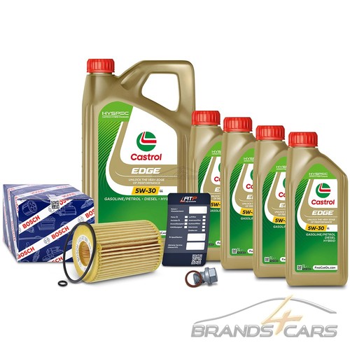 Bosch ölfilter castrol - bosch, Ölfilter+9l